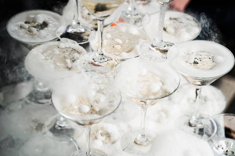 Cocktails fumant
